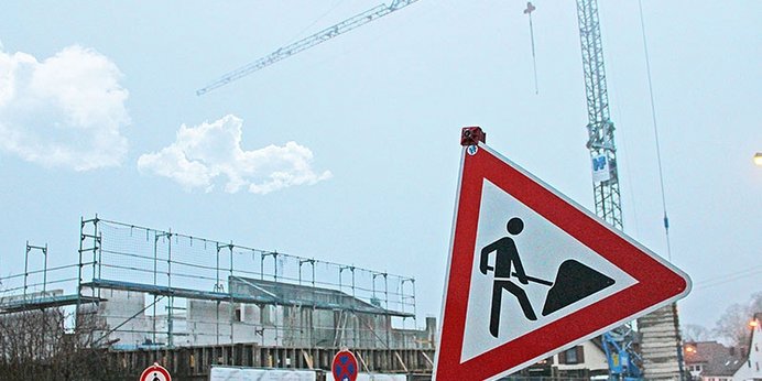 Beispielfoto einer Baustelle